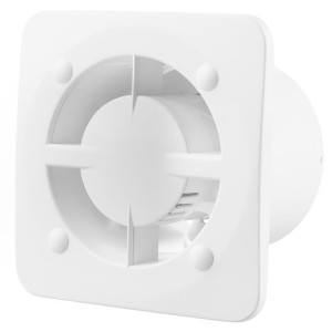 Wentylator standard VENTIKA KLIQ BASE fi 100mm, biały z możliwością montażu wymiennych paneli dekoracyjnych