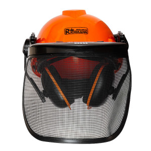Kask z osłoną i nausznikami Richmann C0060 Exclusive do prac ogrodowych