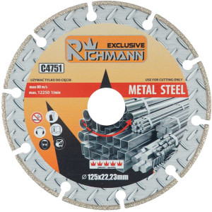 Tarcza diamentowa Richmann Exclusive C4751 do cięcia metalu 125 x 1,4mm