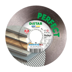 Tarcza diamentowa Distar 10216025018 PERFECT 1A1R ciągła 115mm x 1,5 x 22,23
