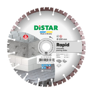 Tarcza diamentowa Distar 10170085256 Rapid 230mm x 22,23mm