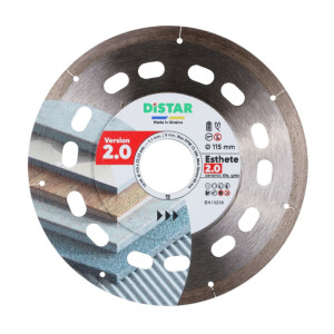 Tarcza diamentowa Distar 10216025019 Esthete 2.0 ciągła 115mm x 1,1 x 22,23 (doskonała jakość krawędzi) do szlifierek sieciowych