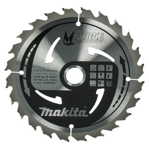 Piła tarczowa do drewna Makita B-32007 M-Force 165mm x 20 x 24zęb