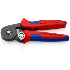 Szczypce do zaciskania końcówek tulejkowych 'Knipex 97 53 04' izolowane