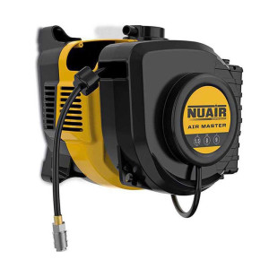 Kompresor bezolejowy 'NU AIR' Air Master 1,5KM, 1100W, bezzbiornikowy, 160L/min, 8 bar z przewodem 9m, profesjonalny (3 lata gwarancji) - do powieszenia na ścianie
