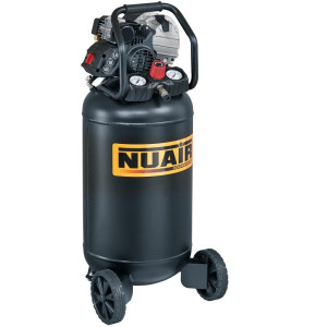 Kompresor olejowy 'NU AIR' 2KM, 1500W, 50L, 222L/min, 10 bar z pompą HY227, profesjonalny (3 lata gwarancji) - pionowy