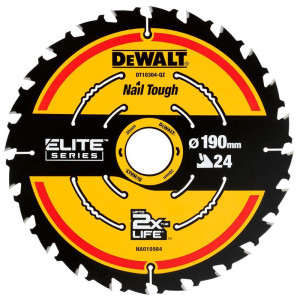 Piła tarczowa DeWALT DT10402-QZ ELITE do drewna 190mm x 30 x 24zęb