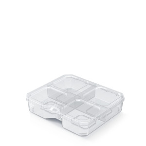 Organizer narzędziowy przeźroczysty Kistenberg KSQ15154 SQR BOX 15 156mm x 140mm x 35mm - niski