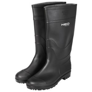 Buty kalosze męskie Neo 82-902-45 czarne - rozmiar 45