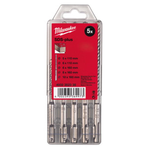 Zestaw wierteł do betonu Milwaukee 4932352338 SDS Plus, 5-6-6-8-10mm