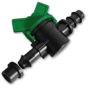 Wpinka Bradas Drip System z uszczelką i zaworem 16mm