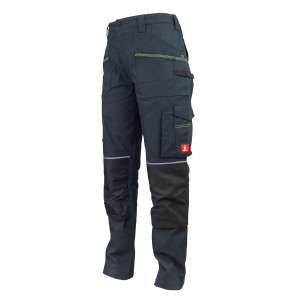 Spodnie robocze do pasa S3 - 260g, 98% bawełny, grafitowo-czarne - rozmiar 58