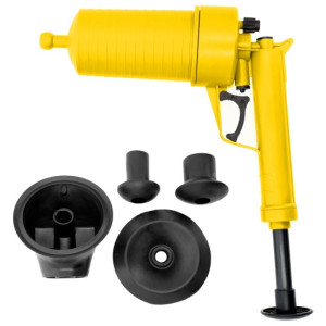 Przepychacz do czyszczenia odpływów Drel SKP-1002 mechaniczny + 4 adaptery