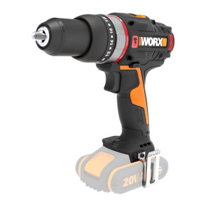 Wiertarko-wkrętarka udarowa akumulatorowa Worx WX-JCR.9 SlammerDrill 20V Li-Ion, 2-biegi, 50Nm, bezszczotkowa (bez akumulatorów i ładowarki)