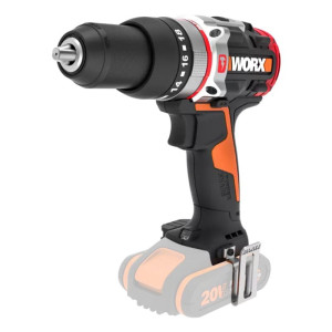 Wiertarko-wkrętarka udarowa akumulatorowa WORX WX354.9 SlammerDrill 20V Li-Ion, 2-biegi, 60Nm, bezszczotkowa (bez akumulatorów i ładowarki)