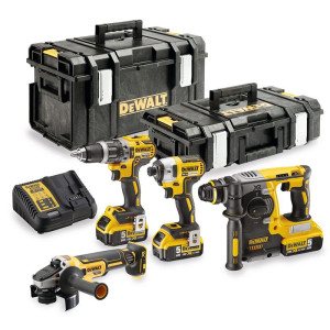 Zestaw Combo DCK422P3-QW : DCD796+DCF887+DCG405+DCH273 'DeWalt' 18V Li-Ion 3 x 5,0Ah
