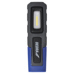 Latarka akumulatorowa Dedra L0915 COB LED + SMD LED + UV, 400lm, haczyk, magnes