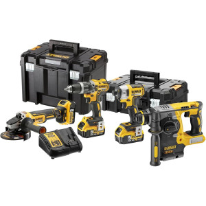 Zestaw Combo DCK422P3T-QW : DCD796+DCF887+DCG405+DCH273 'DeWalt' 18V Li-Ion 3 x 5,0Ah (TSTAK)