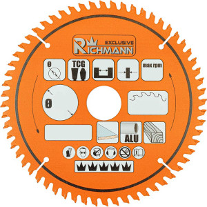 Piła tarczowa widiowa Richmann Exclusive 210mm 60 zębów