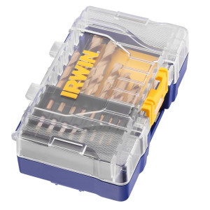 Zestaw wierteł do metalu Irwin IW3038501 HSS Pro TITANIUM (1,5 - 10 mm)