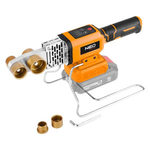 Zgrzewarka akumulatorowa do rur Energy+ 300W, 230°C - 340°C (stopniowanie co 10°C, rozmiar tuley: 20 mm/25 mm/32 mm, bez akumulatora