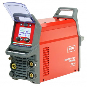 Spawarka półautomat spawalniczy 'Ideal EXMIG210' EXPERT MIG 210 SYNERGIC Pro4 LCD MIG/MMA ALU Zasilanie 230V
