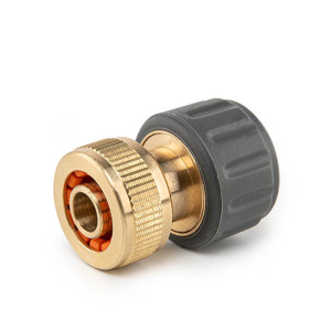 Szybkozłączka Bradas BRASS SOFT 1/2" ze stopem - MOSIĄDZ + antypoślizgowa powłoka BR-S2140