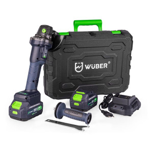 Szlifierka kątowa akumularowa Wuber W04501 SHARE+ SYSTEM 20V, 125mm, 2x4.0Ah, z regulacją obrotów