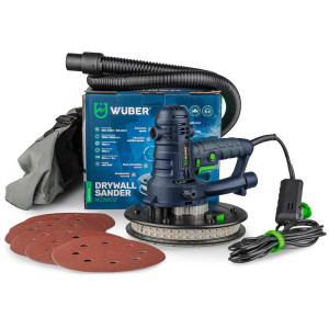 Szlifierka do gładzi Wuber W26602 800W, 180mm, podświetlenie LED