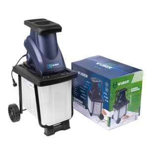 Rozdrabniacz do gałęzi Wuber W09210 3000W 40mm, kosz 55L