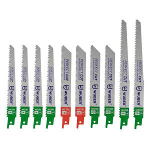 Zestaw brzeszczotów do piły szablastej Wuber W01002 10szt