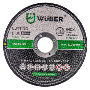 Tarcza do cięcia metalu Wuber W17012 125 x 1.0mm