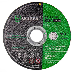 Tarcza do cięcia metalu Wuber W17013 125 x 1,2mm