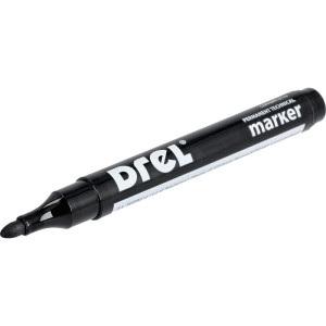 Marker permanentny Drel MPP-0110 ostra końcówka 2.5 mm - czarny