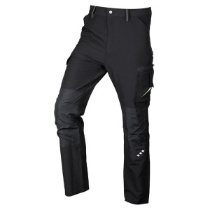 Spodnie robocze do pasa Neo 81-295-1-M Mix&Match czarno-zielone, 4 way stretch elastyczne - rozmiar M