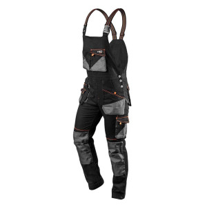 Spodnie robocze ogrodniczki 'Neo 81-248-XXXL' HD Slim (zwężane nogawki) - rozmiar XXXL