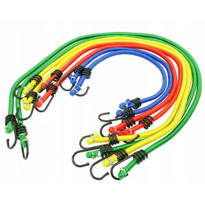 Linki gumowe Verke 8mm - 8 szt. - kolorowe