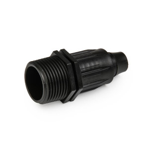 Łącznik QJ Bradas do rur PE 16mm z gwintem 1/2"