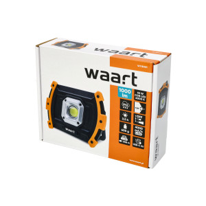 Lampa robocza akumulatorowa 'Waart' IP65, 10W LED COB 1000lm z gniazdem USB