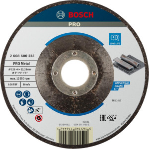 Tarcza do szlifowania metalu Bosch PRO 125 x 6,0mm