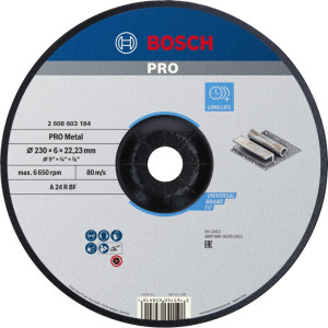 Tarcza szlifierska Bosch PRO 230x6,0mm do metalu