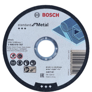 Tarcza do cięcia metalu Bosch Standard 115x1,0mm