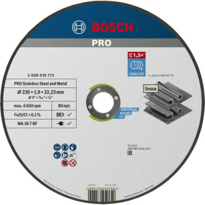 Tarcza do cięcia metalu Bosch PRO Inox 230mm