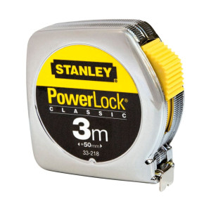 Miara zwijana Stanley PowerLock 3m chromowana