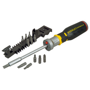 Wkrętak grzechotkowy Stanley FatMax MULTIBIT LED