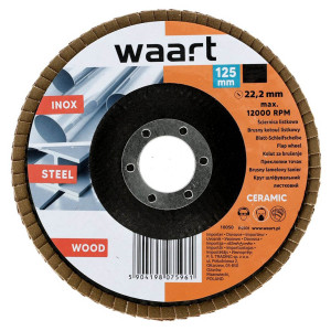 Lamelka ceramiczna Waart korund spiekany 125mm P100