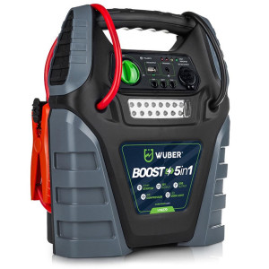 Prostownik booster 5w1 WUBER z rozruchem i kompresorem