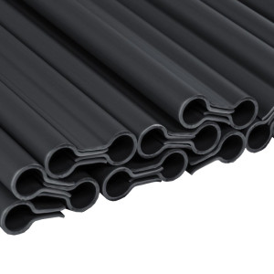 Klipsy do taśm ogrodzeniowych Solid Bradas 19cm - ciemnoszary