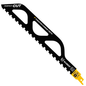 Brzeszczot do piły szablastej Wuber W01006 do cięcia bloczków, betonu komórkowego, cegieł, 12" - 50 x 305 mm