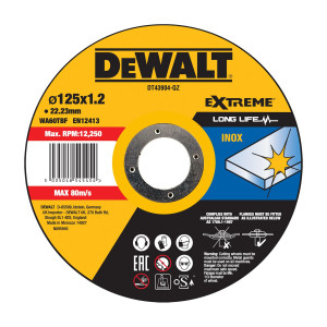 Tarcza do cięcia metalu Dewalt Inox 125x1,2x22mm